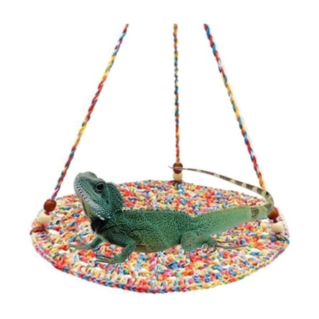 ZPAQI Summer Hammock for Bearded Dragons Geckos Lizards Reptile Snake Birds