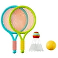 thumbnail image 1 of ZPAQI Tennis Racquet Set Kids Indoor Small Badminton Rackets with Shuttlecocks Balls, 1 of 13