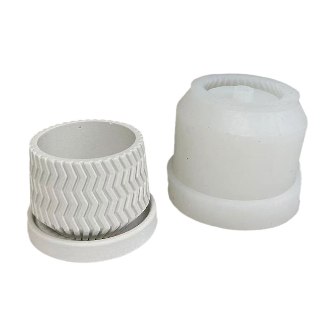 ZPAQI Tire Shaped Silicone Mold for Producing Customizable Plant Pots Resin Mold