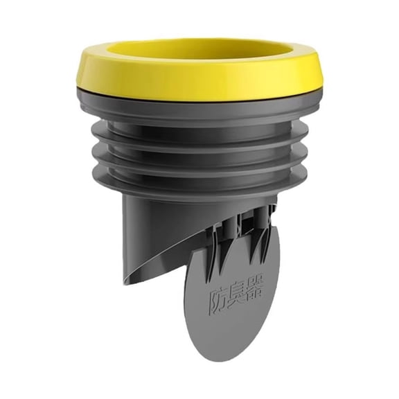 ZPAQI Toilet Flanges Wax Rings with Prevent Backflows Valves for within 110mm Hole