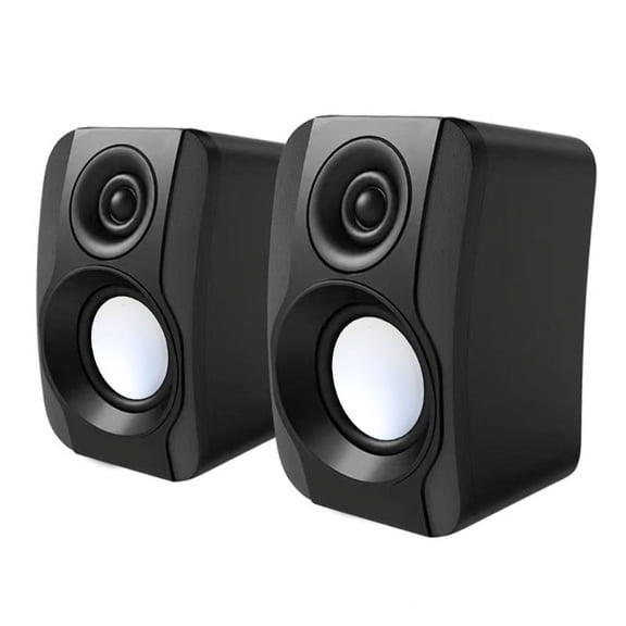 ZPAQI USB Wireds Speaker Stereo Subwoofer Sound Box 3.5mm USB Power Speaker