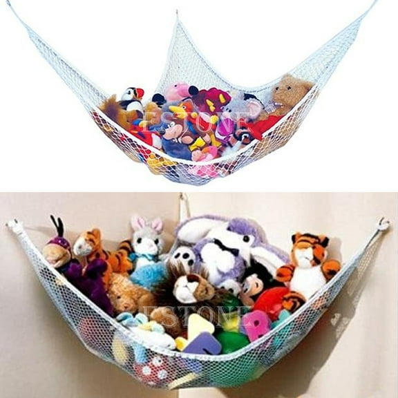 ZPAQI USEFUL 5.9FT Jumbo Toy Hammock Net Organizer for Stuffed Animals Storage NEW