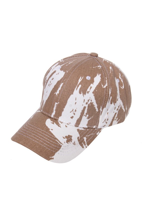 Unisex Summer Sunscreen Baseball Cap Multicolor Tie-Dye Letters Graffiti Print Harajuku Sport Adjustable Trucker Hat