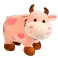 ZPAQI Vivid Calf Cow Soft Stuffed Animal for Doll Toys Claw Machine