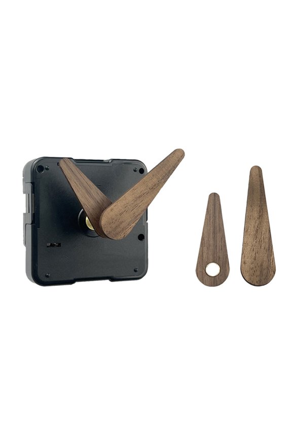 Wall Clock Movement Mechanism Quiet Operate with Wood Hands