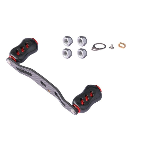 ZPAQI Water Drop Reels Handle Carbon Fibers Fishing Baitcast Reels Handle Rocker