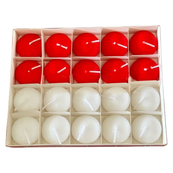 ZPAQI Waterproof Large White Floating Candle for Spa and Party Atmospheres