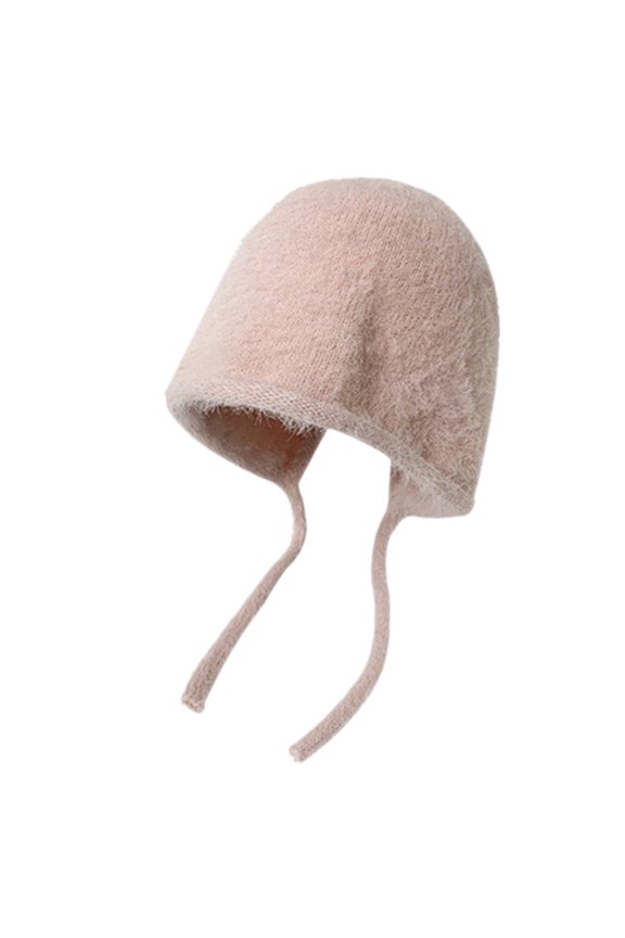 Winter Women Casual Stacking Knitted Bonnet Caps Soft Stretch Knitted Cap