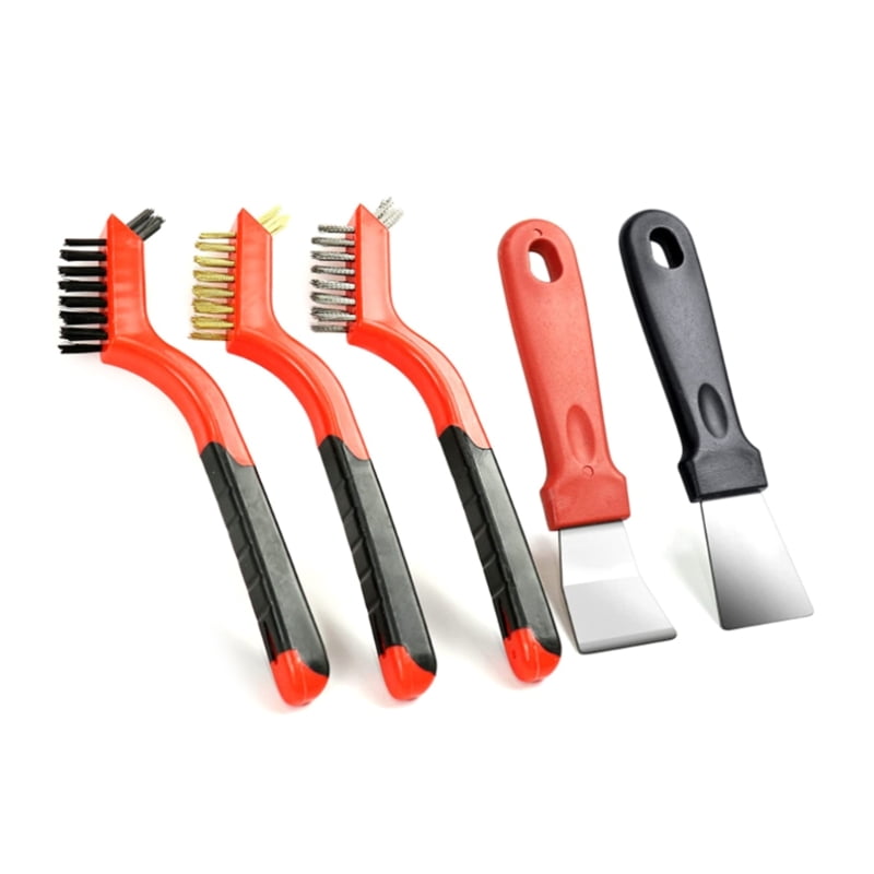 ZPAQI Wire Brush Set Perfect for Cleaning Welding Slag and Paint Rust