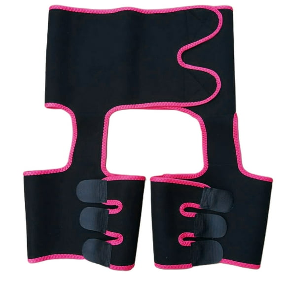 ZPAQI Women 3-In-1 Waist Thigh Trimmer Body Shaper High Waist Butt Lifter Adjustable Slimming Support Hips Belt