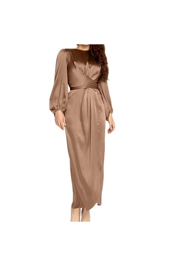 sexy muslim clothes Women's Clothing sexy sequined tassel slim dress dress Muslim clothing main image 1