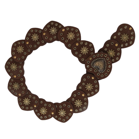 ZPAQI Women Decorative Belt Popular Heart Disc Belt Pants Belt Bohemian Waistband