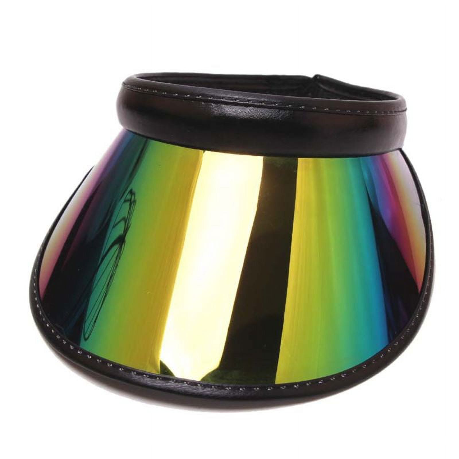 ZPAQI Women Men Hologram Rainbow Wide Brim for Sun Visors Hat