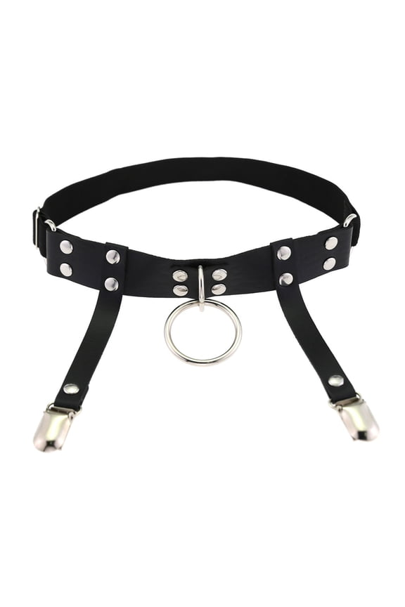 Women Sexy Elastic Thigh Chain Gothic Leg Chain Belts Cosplay Party Supplies