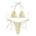 thumbnail image 1 of ZPAQI Women Swimwear Set Adjustable Bikini Top Women Beach Swimsuit Set for Girls, 1 of 13