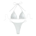 thumbnail image 1 of ZPAQI Women Swimwear Set String Bikinis Top and Side Adjustable Bottom, 1 of 19