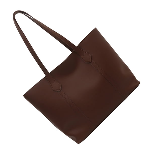 ZPAQI Women Work Bag Simple Top Handle Bag Fashion Handbag PU Shoulder Bag