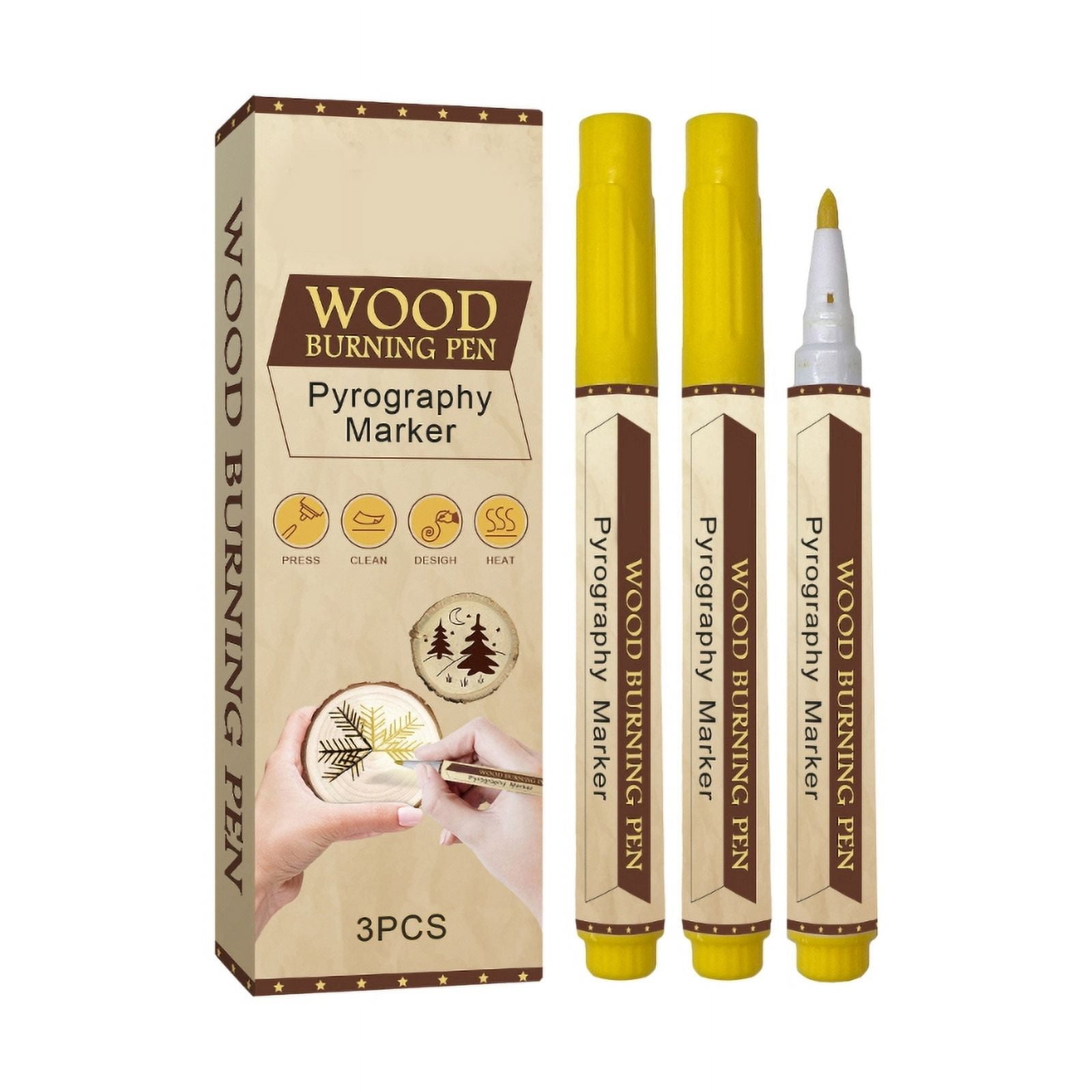 ZPAQI Wood Burning Marker Pyrography Marker for Wood Painting