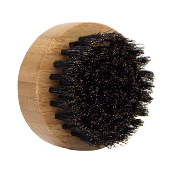 ZPAQI Wood Handle Beard Grooming Brush Boar Bristle Brush Men Beard Grooming Tool