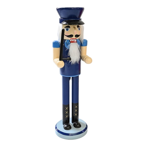 ZPAQI Wood Walnut Soldier Ornament Wood Doll House Decorations Nutcrackers Figure