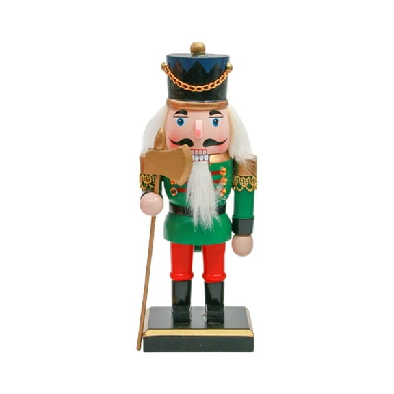 ZPAQI Wooden Nutcracker Soldier King Christmas Decorations Home Decor New Year Gifts