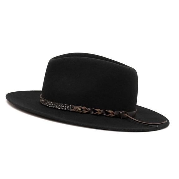 ZPAQI Wool Hats Dancing Party Jazzy Hat Halloween Costume Hat Carnivals Headwear