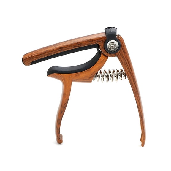 ZPAQI Zinc Alloy Guitar Sliding Capo with String Cutter for Acoustic Electric Guitar