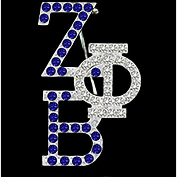 ZPB Crystal Overlap Letters Pin