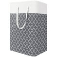 thumbnail image 1 of Brochao 75L Collapsible Laundry Basket Hamper, Large Laundry Hamper with Handles, Foldable Clothes Bag for Bedroom, Bathroom, Toys, Gray, 1 of 8