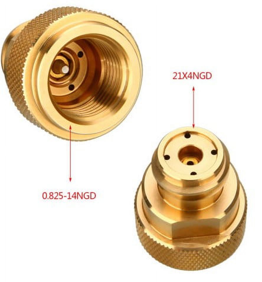 ZPSHYD Brass CO2 Adapter, Brass CO2 Adapter Replace Canister