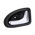 thumbnail image 1 of ZPSHYD Interior Door Handle, Plastic Car Interior Inside Door Handle Left/Right Passenger Side Inner Door Handle Compatible with Car Black and Silver(Left), 1 of 8