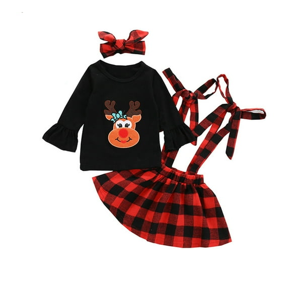 ZPYESWOW Girls Casual Christmas Dress Green Holiday Dress Burgundy Dress for Girls Baby Dress Dance Outfits for Girl Clothes 12 Months Girl Thanksgiving Outfit Boho Baby Girl Baby Christmas