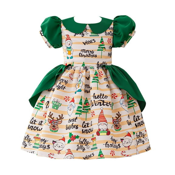 ZPYESWOW Girls Christmas Party Dress Blue Formal Dress Pink Long Dress Formal Midi Dress Christmas Outfit Girls New Born Clothes Baby Boy Classy Funeral Outfit Dance Clothes Toddler Boy