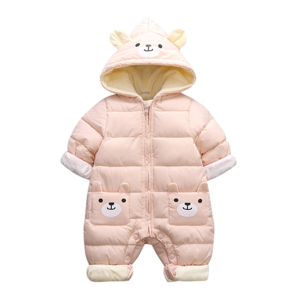ZPYESWOW Girls Red Coat Waterproof Winter Jackets 3t Boys Hoodie Baby Girl Snowsuit 3-6 Months Boys 9 Months Clothes Little Girl Clothes 4t-5t 18, Pink 3-6 Months