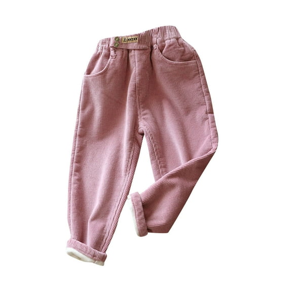 ZPYESWOW Girls Stretch Pants Sweatpants for Boys 0-3 Pants Boys Football Pants Girls 10-12 Years Old Gift Ideas Cute Preppy Clothes 10-12, Pink 2-3 Years