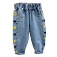 thumbnail image 1 of ZPYESWOW Jeans for Girls Sweat Pants Sweatpants Boys 14-16 Girls Clothing Size 7-8 Boys Clothes 4t Girls 6 Xs Girls Clothes, Yellow 3-4 Years, 1 of 6
