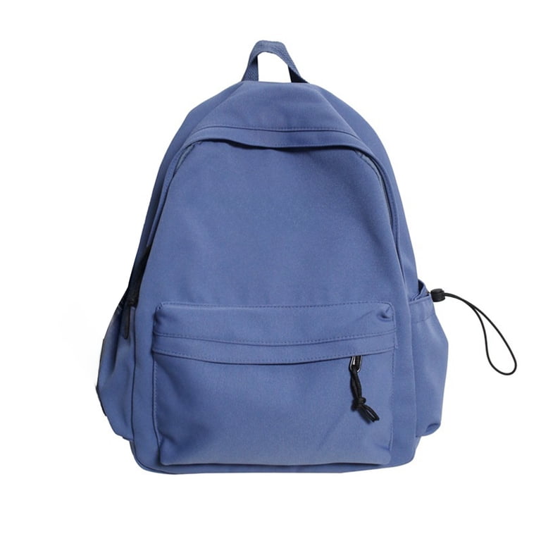 Small Travel Backpack 13L Lightweight Travel Backpack With Detachable Pouch   Water-Resistant Daypack For Men & Women, Beige & Blue Water Resistant  Casual Backpack