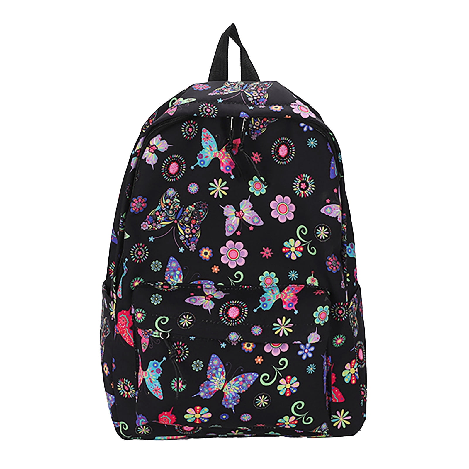Small Backpack for Women Water Resistant Backpack Black Leather Backpack Mochila Pequeña Para Hombre Nursing School Bag Women Travel Bag, Black One Size