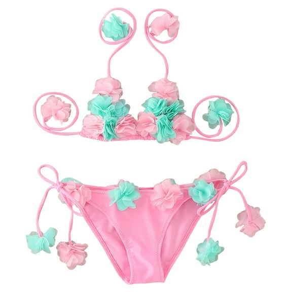 ZPYESWOW Swim Suit for Boys Girls Swim Suits 14-16 Bikinis for Teens Toddler Boy Rash Guard 6-9 Month Girl Clothes for Girls 7-8 14/16 Girls Clothes, Pink 7-8 Years