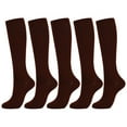 thumbnail image 1 of ZPYESWOW christmas stockings Diabetic Socks 5 Pairs Sock Compression Socks Knee High Support Stockings for Men Women Knee High Socks Soft Breathable Socks personalized christmas stockings, 1 of 1