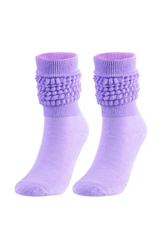 christmas stockings Socks Medium High Tube Bubble Socks Fashionable and Versatile Socks Men and Women Socks of the Same Knee High Socks Beige personalized christmas stockings