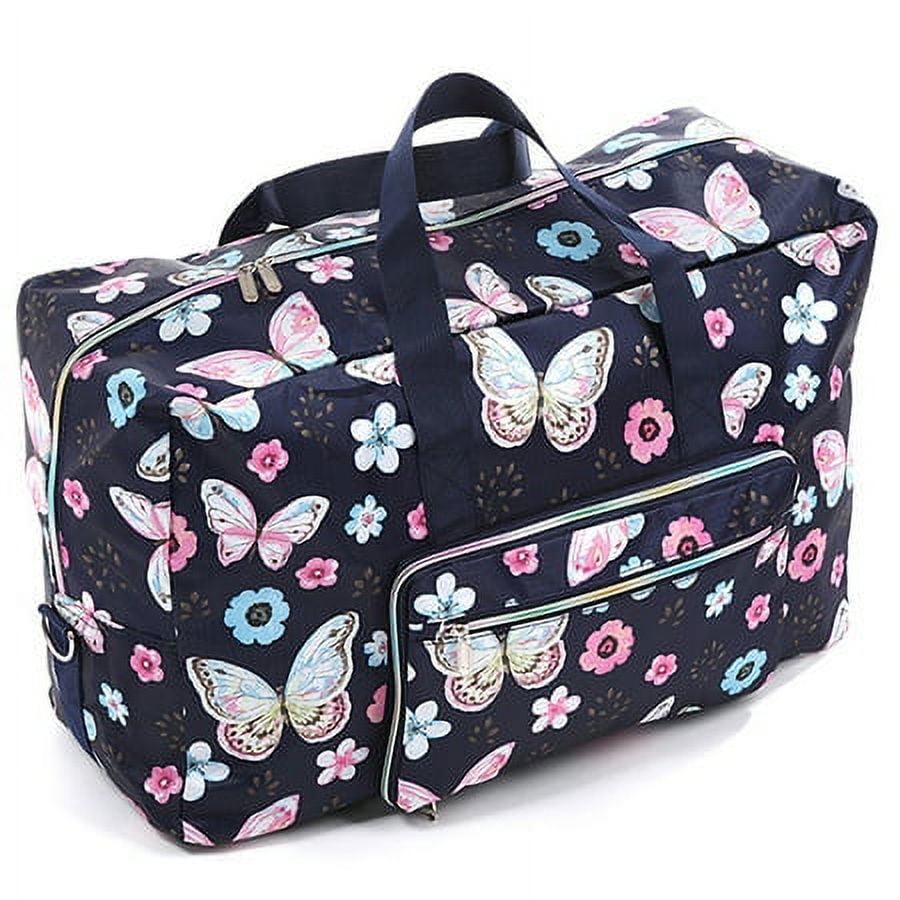 ZQB 22" Overnight Carry On Weekender Bag for Women Girls  Foldable Travel Duffle Bag