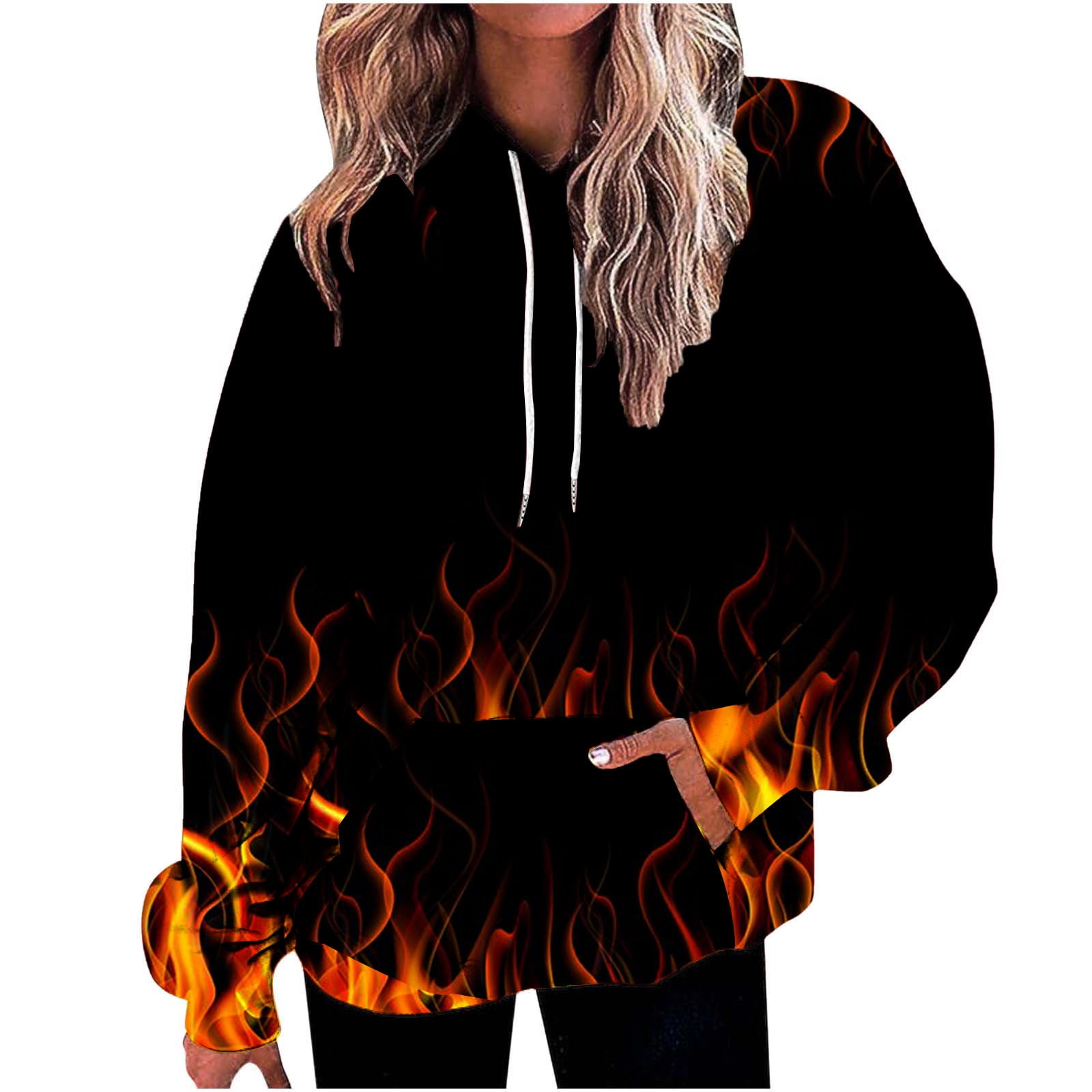 Flame hoodie outlet women's