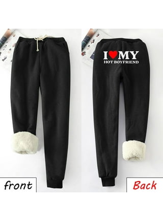 zanvin I Love My Boyfriend Sweatpants for Women Casual Workout