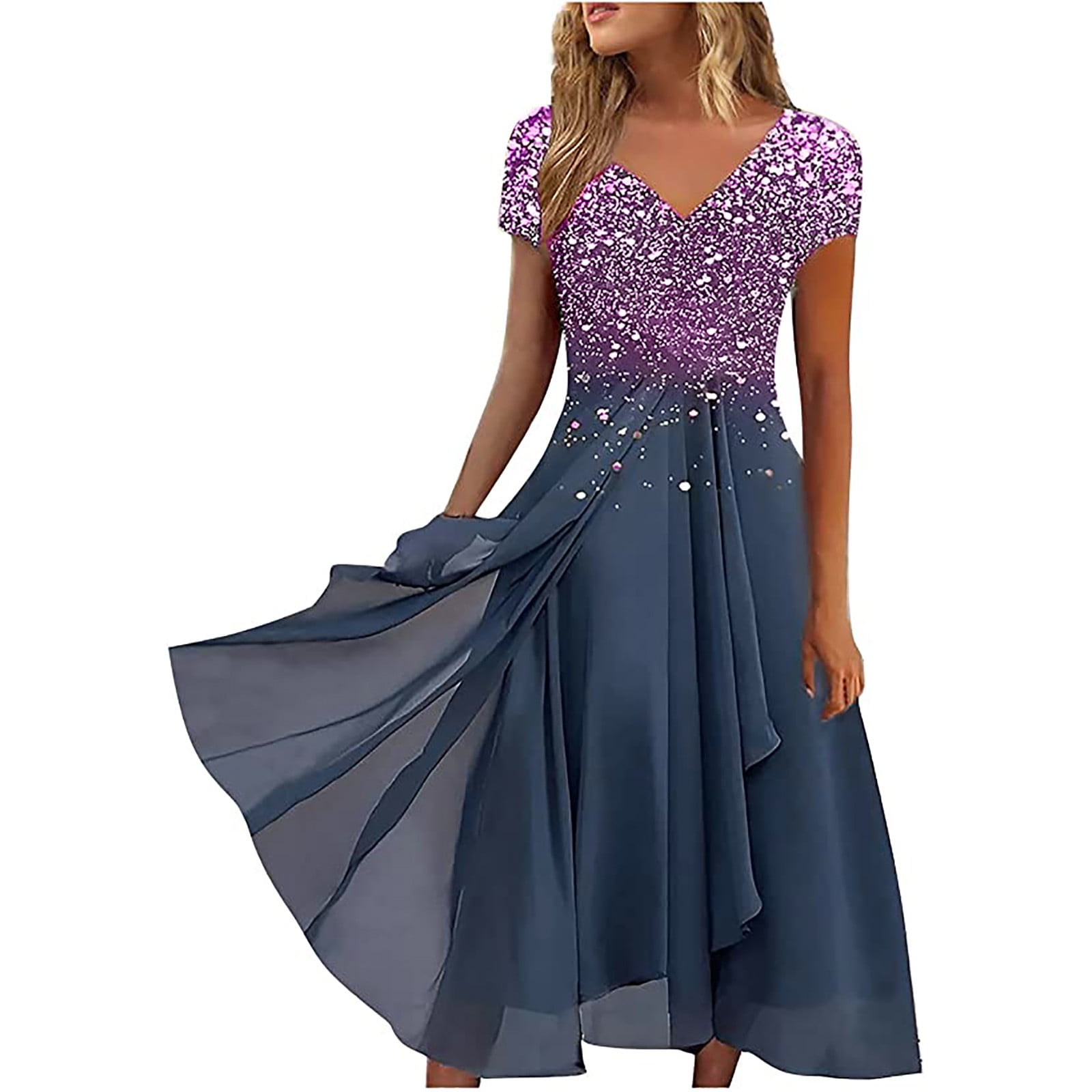 Formal Dress Sewing Pattern, Bridesmaid Dress Pattern PDF, Women Easy Dress  Pattern, Puff Sleeve Dress - Etsy