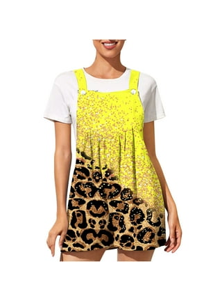 Leopard Print Overalls