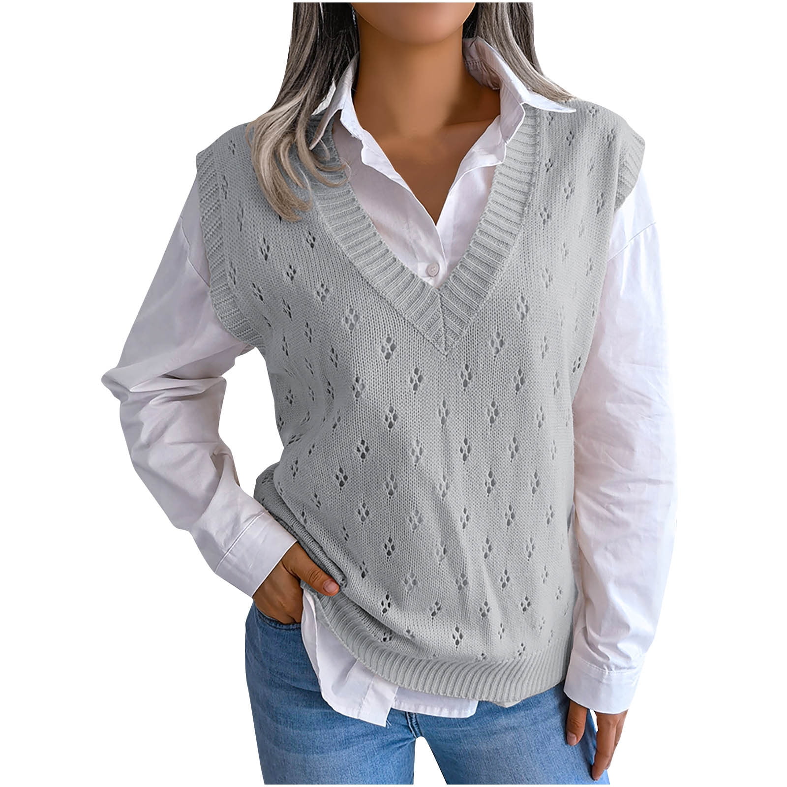 ZQGJB-Women-s-Oversized-V-Neck