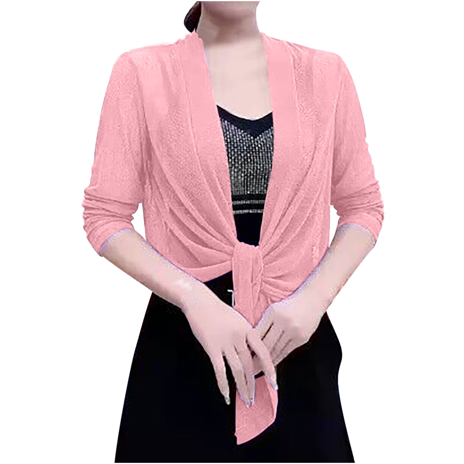 Pink shrug plus clearance size