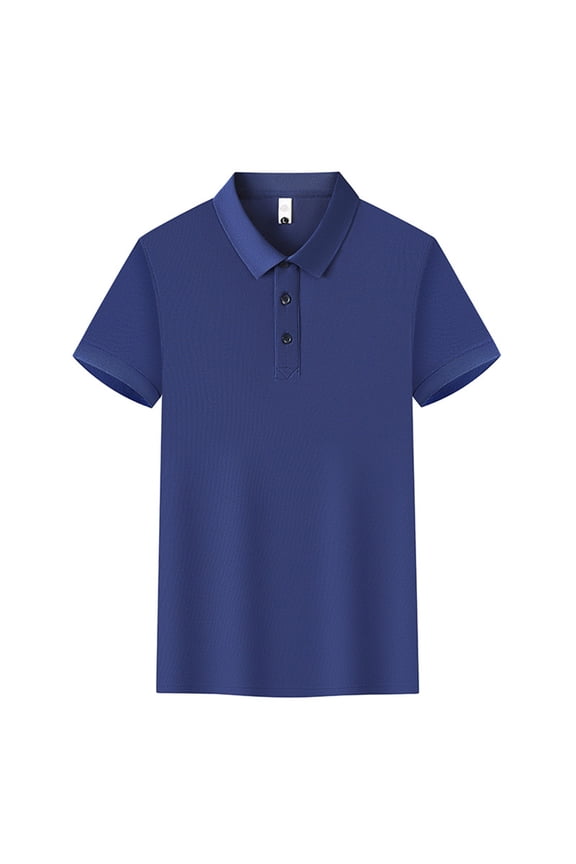 Women's Short Sleeve Polo Shirts Plus Size Summer Lapel Collared Button Down Top Casual V Neck Tunic Tees Shirt Loose Fit Athletic Workout T Shirt Navy XXXXL