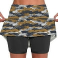 thumbnail image 1 of ZQGJB Womens Skorts with Pockets Tie Dye Printed Tummy Control Plus Size Skorts for Women High Waist Athletic Sports Inner Short Pants Skirt Casual Workout Shorts Camouflage#02 XXL, 1 of 7